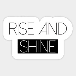 Rise and Shine - Kylie Jenner Meme Sticker